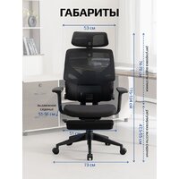 Офисное кресло Evolution LumbarPro FR (черный) - Превью изображения №13 — Интернет магазин BigSale